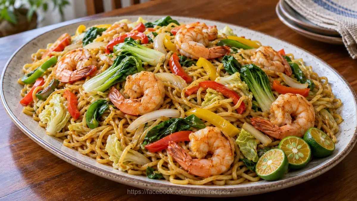 Shrimp Pancit Canton