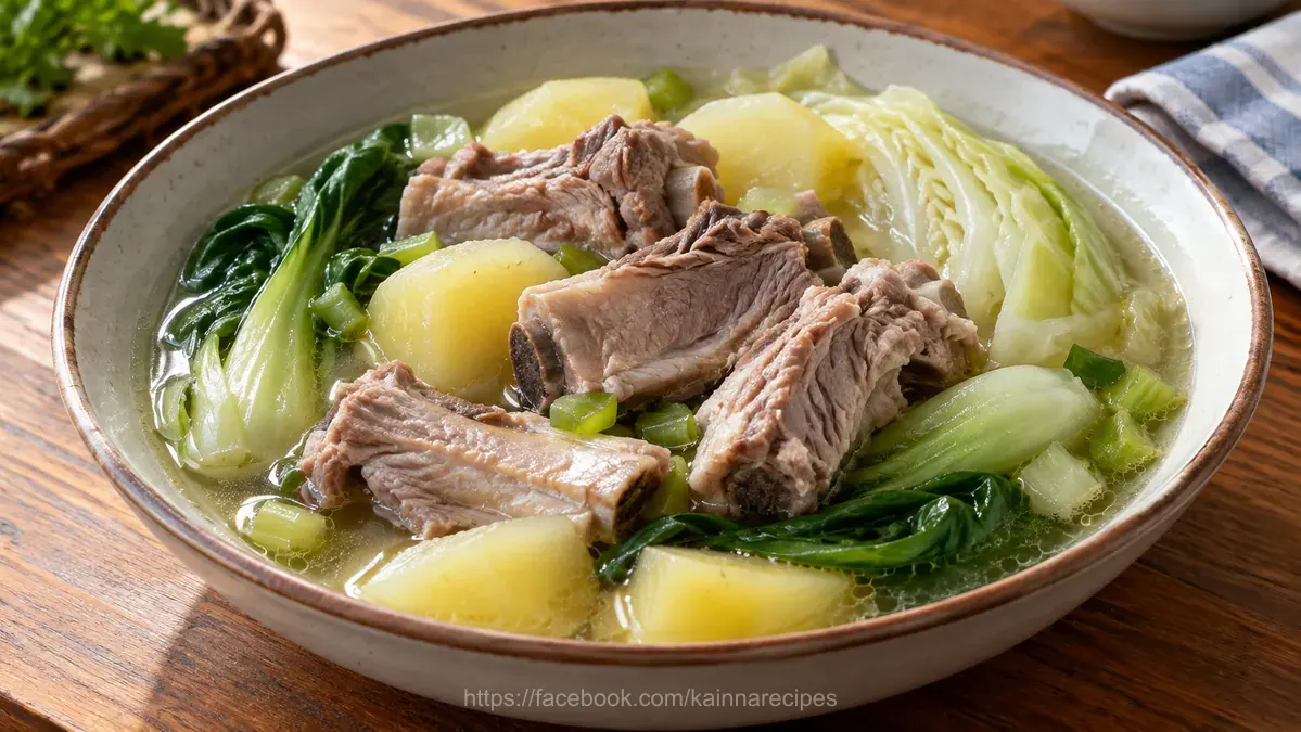Pork Baby Back Ribs Nilaga