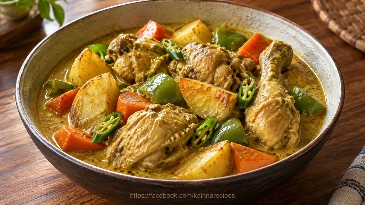 Filipino Style Chicken Curry with coconut milk