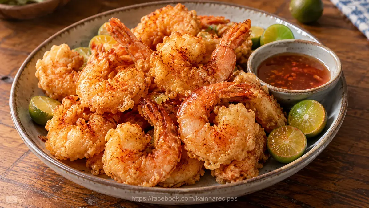 Spicy Camaron Rebosado (Deep Fried Beer Battered Shrimp)