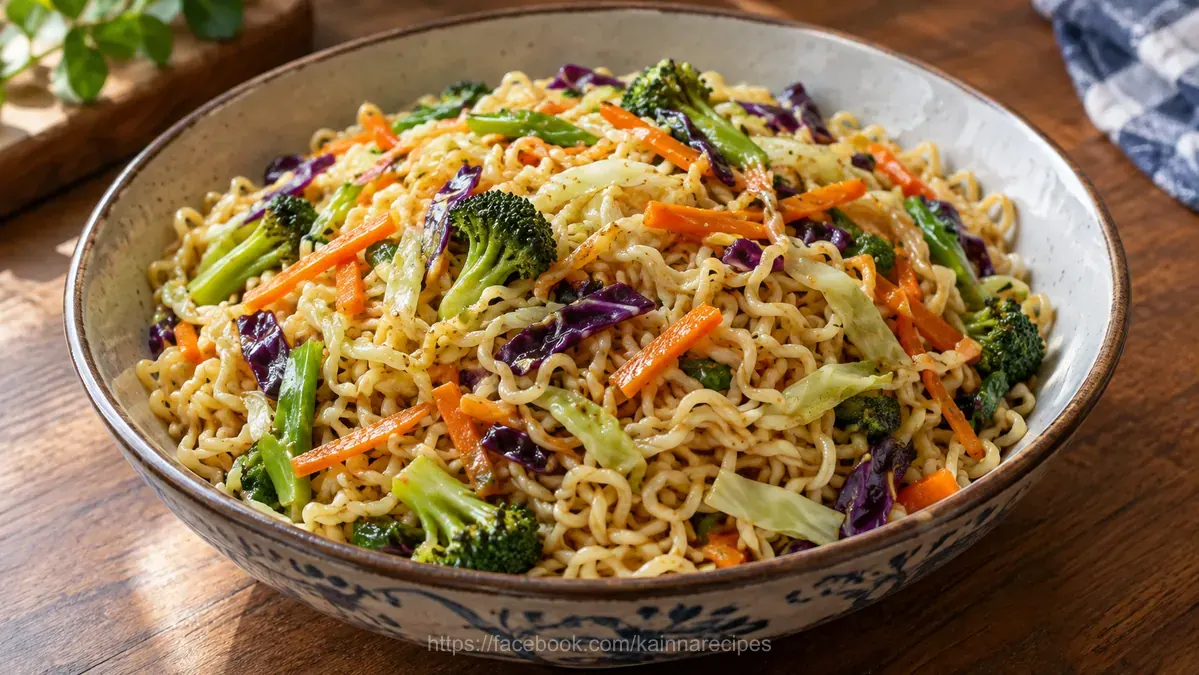 Instant Pancit Canton with Vegetables