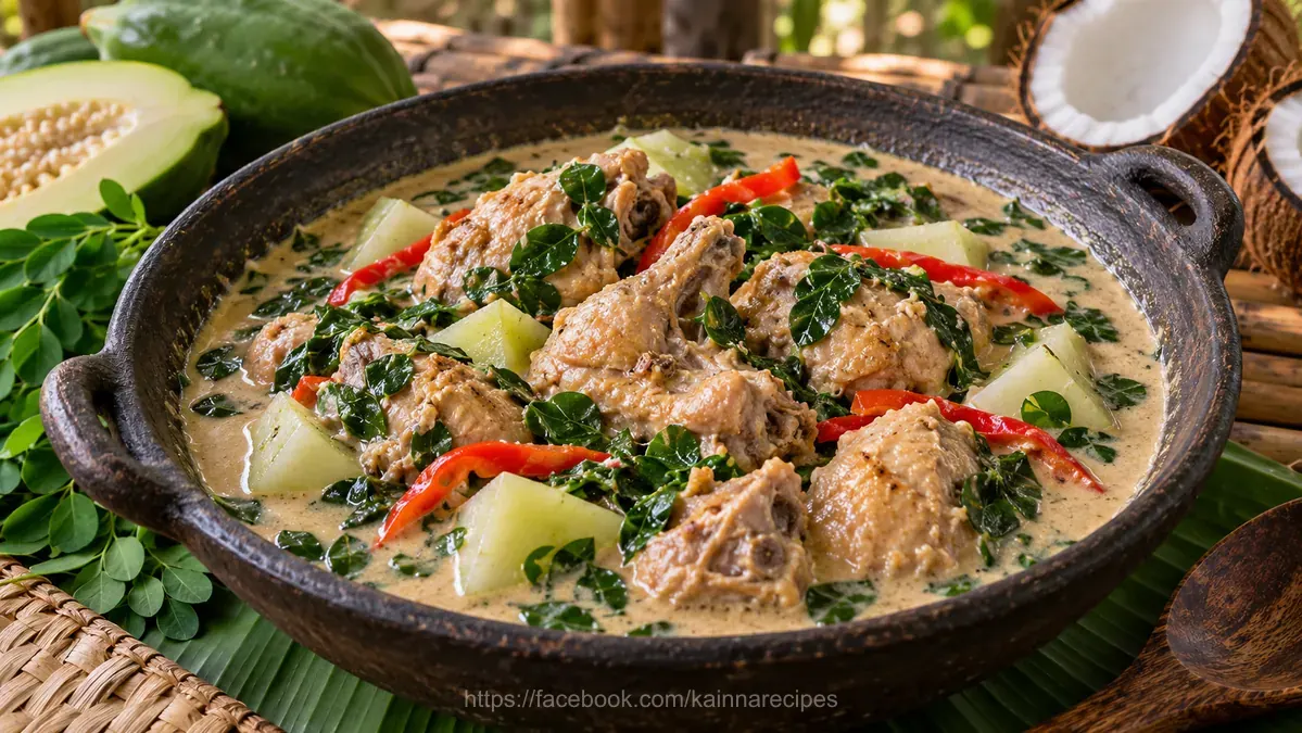Tinutong na Manok sa Gata