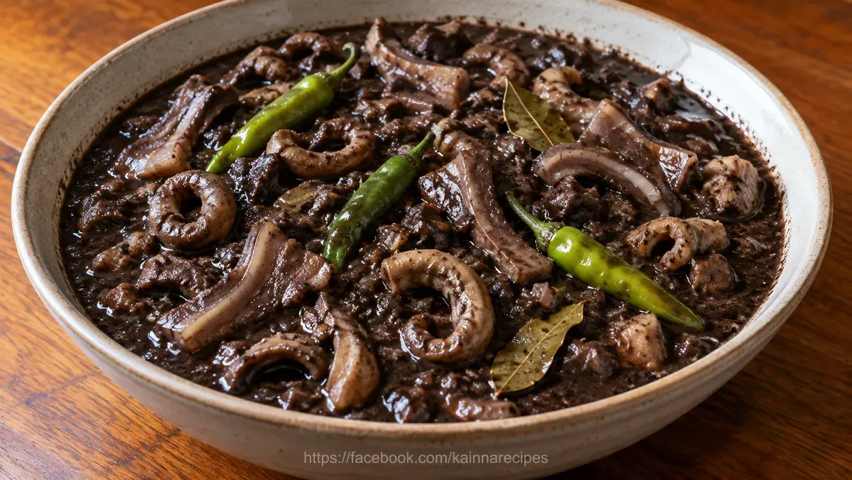 Pork Dinuguan Isaw at Tenga