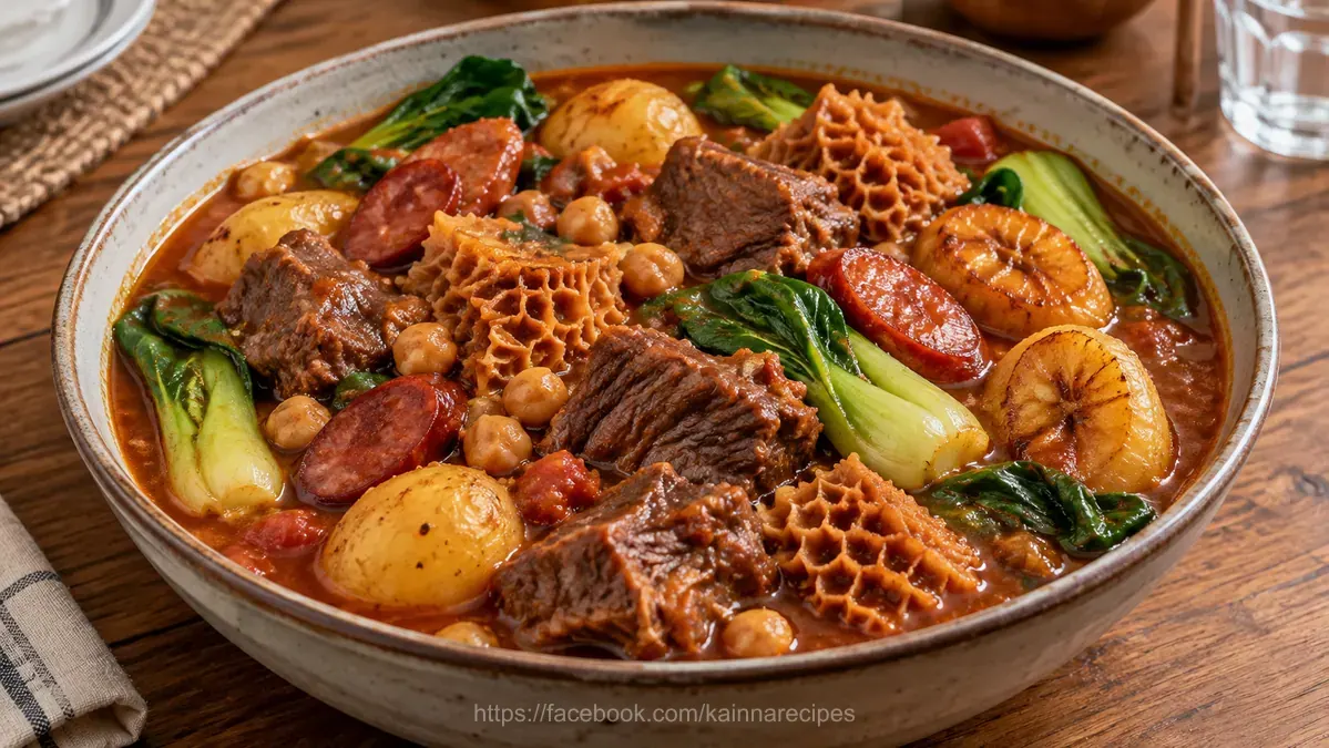 Beef and Tripe Pochero
