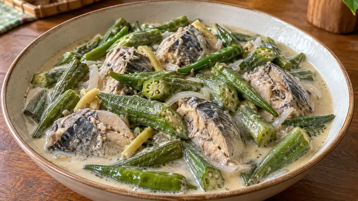 Ginataang Mackerel Okra