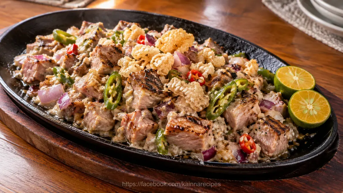 Sizzling Tuna Sisig