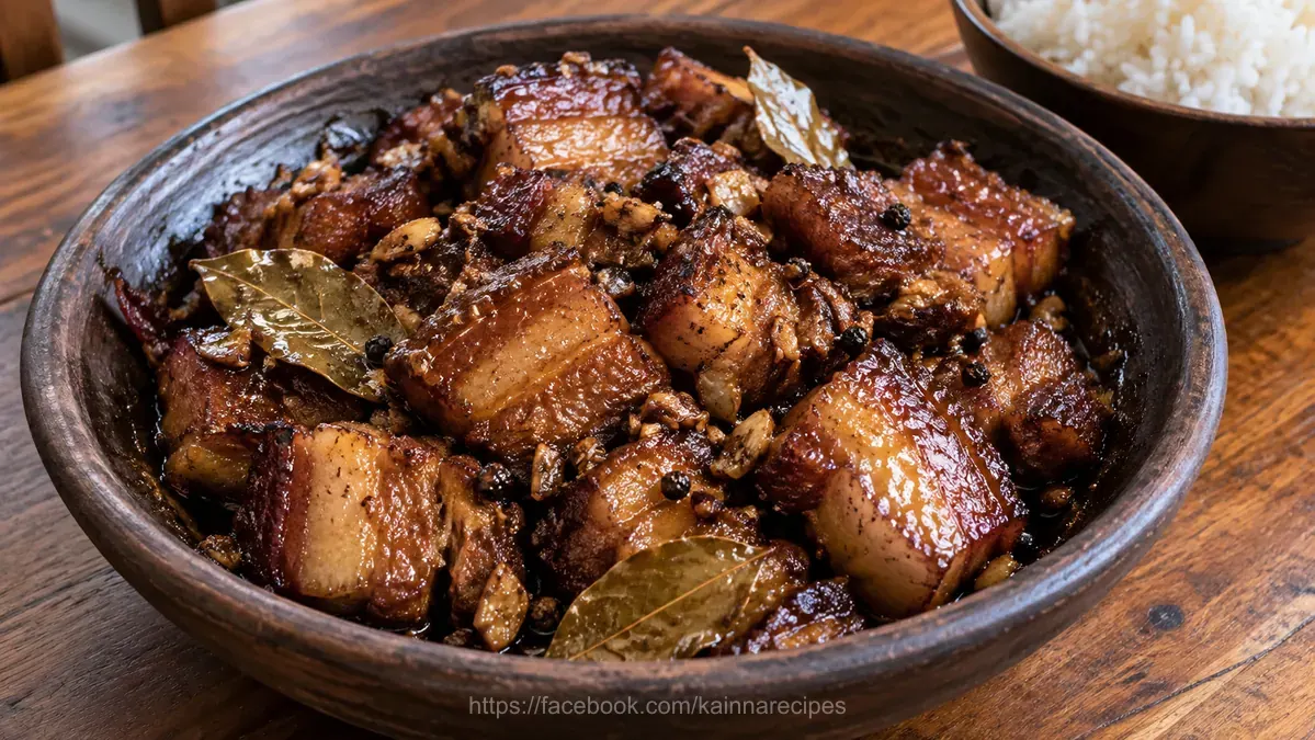 Nagmamantikang Pork Adobo