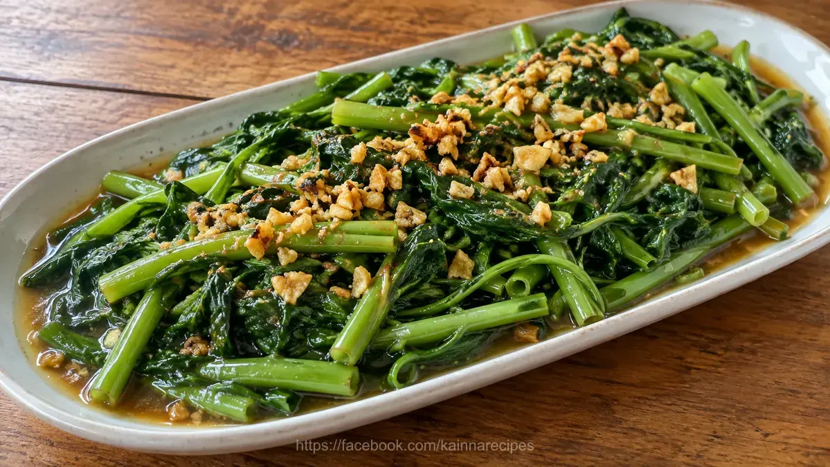 Kangkong in Oyster Sauce