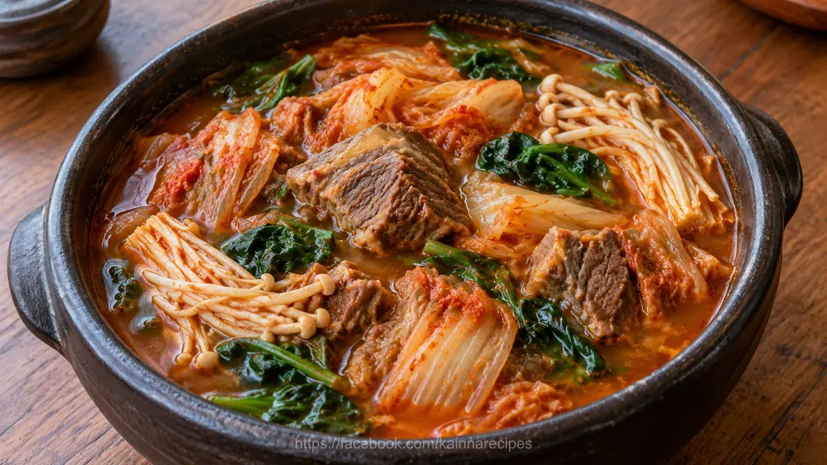 Kimchi Beef Sinigang