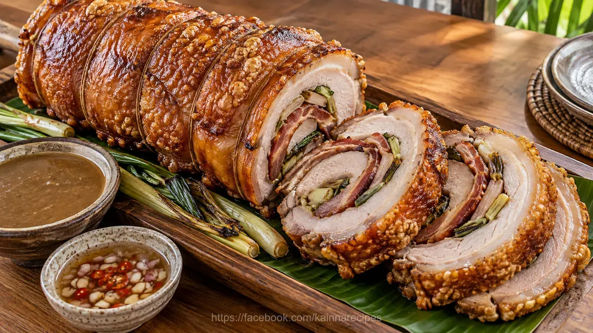 Crispy Lechon Belly with Bacon