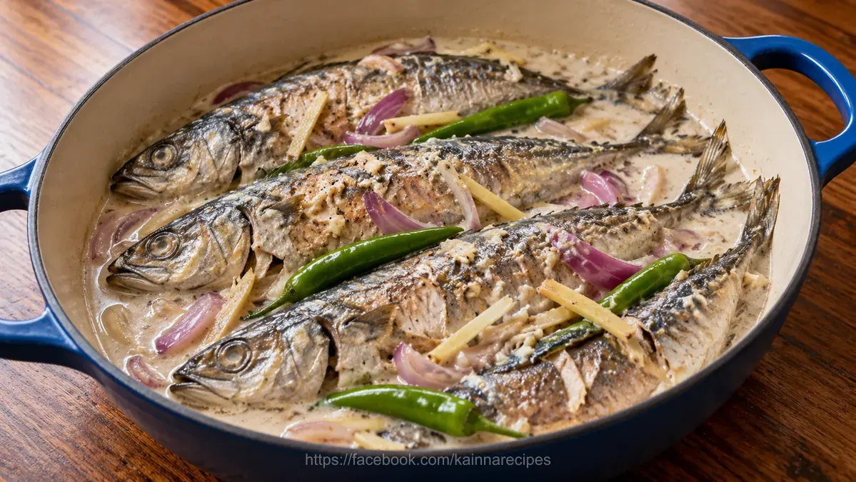 Ginataang Galunggong