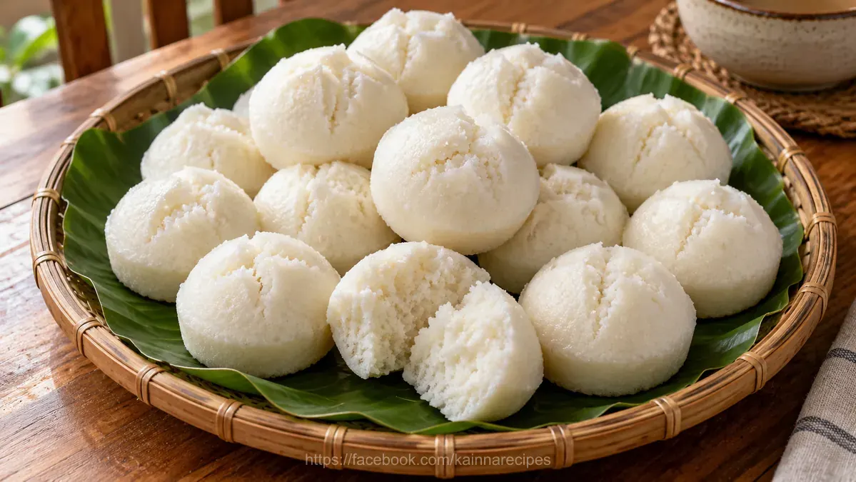 Puto (Steamed Rice Cake)