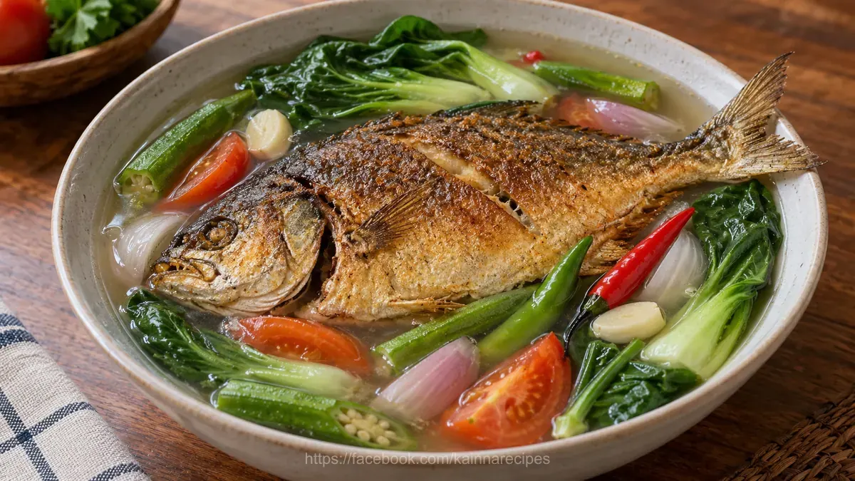 Sinigang na Pritong Isda