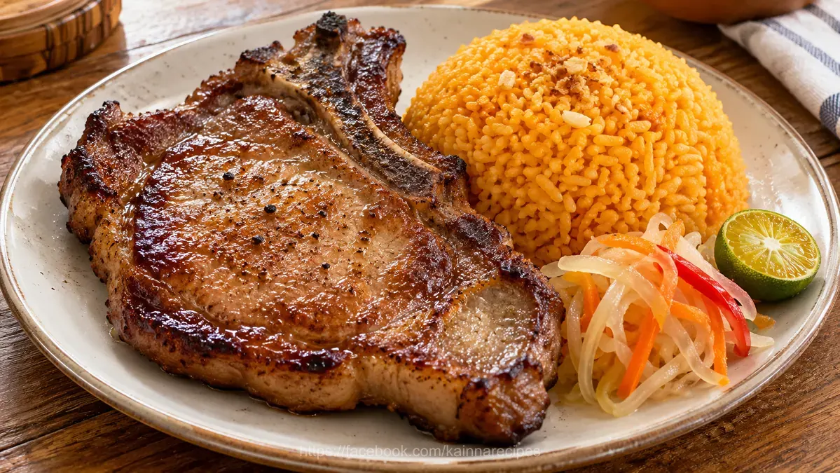 Java Rice with Pork Chop