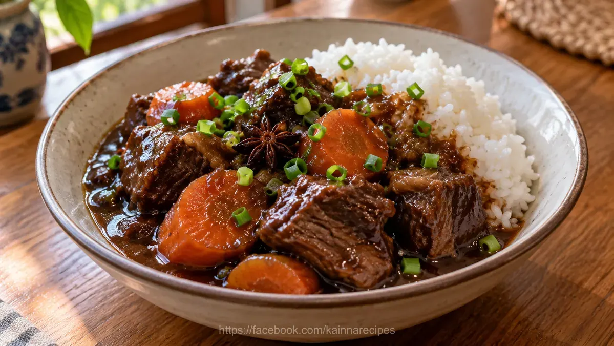 Braised Beef - Filipino/Chinese style