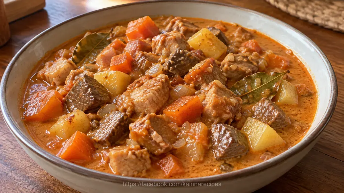 Pork Menudo sa Gata