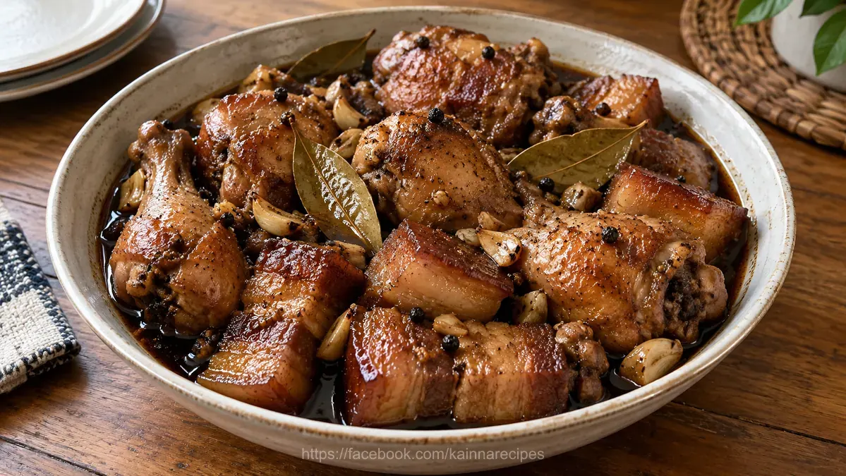 Chicken and Pork Adobo