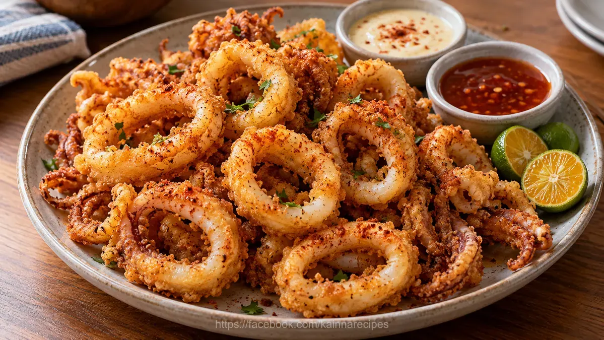 Spicy Crispy Fried Calamares