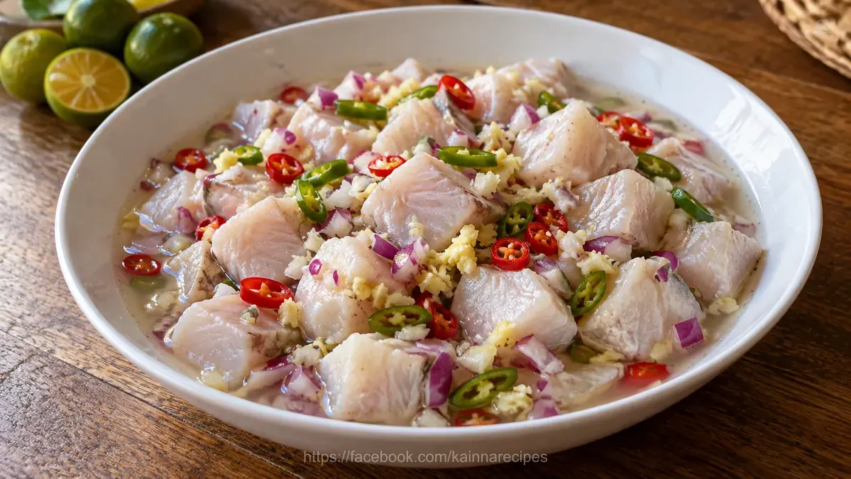 Kinilaw na Tanigue (Fish Ceviche)