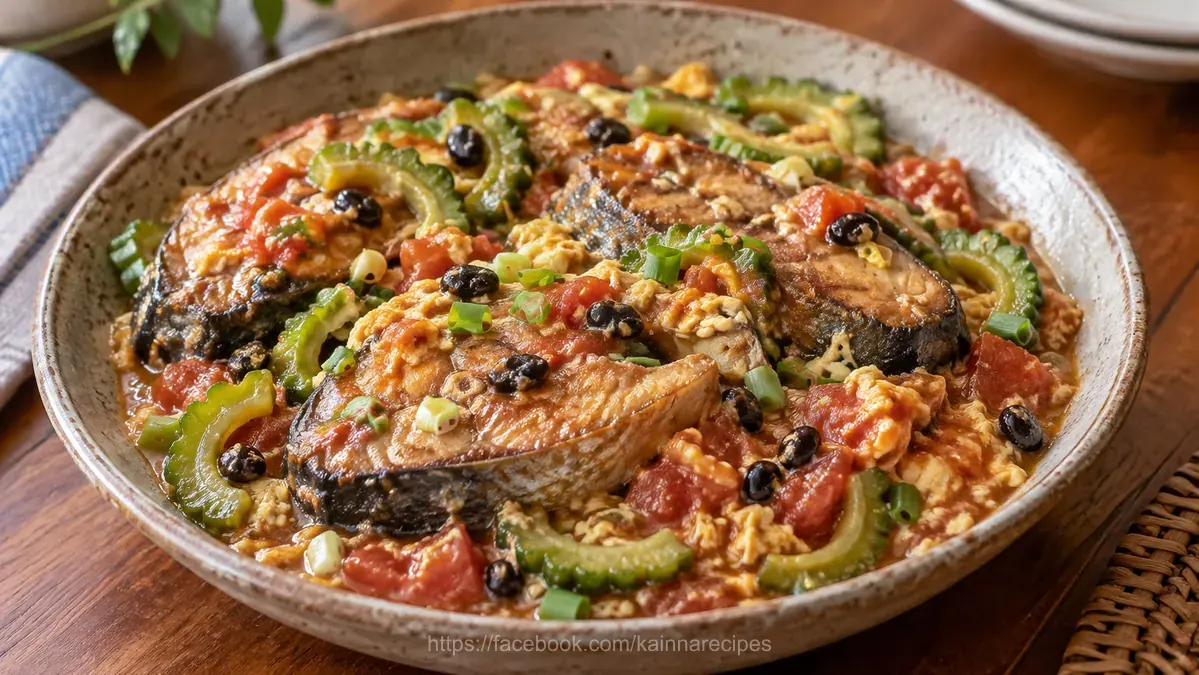 Sarciadong Isda, Ampalaya at Tausi