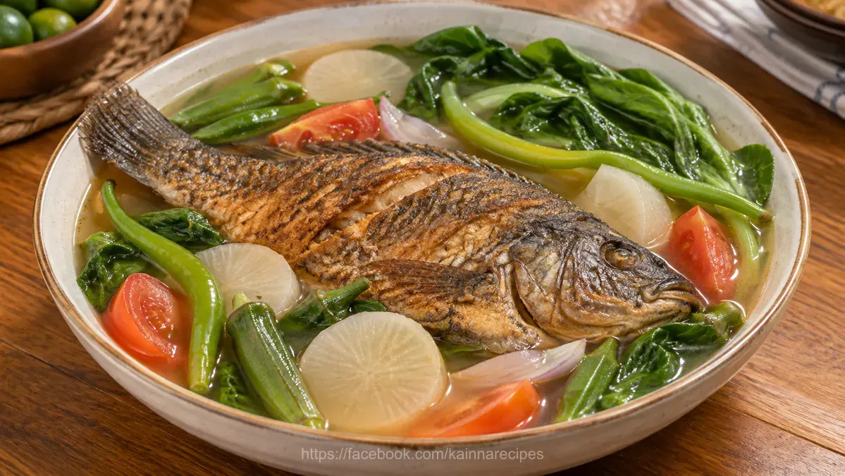 Air Fried Fish Sinigang sa Miso