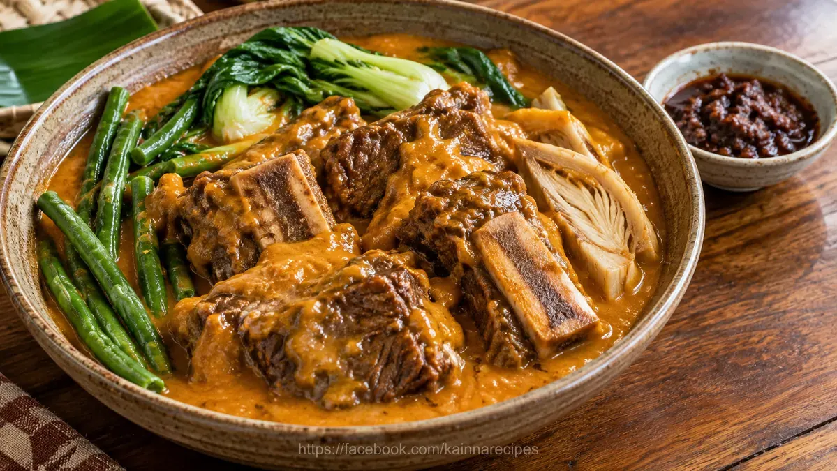 Beef Short Rib Kare Kare