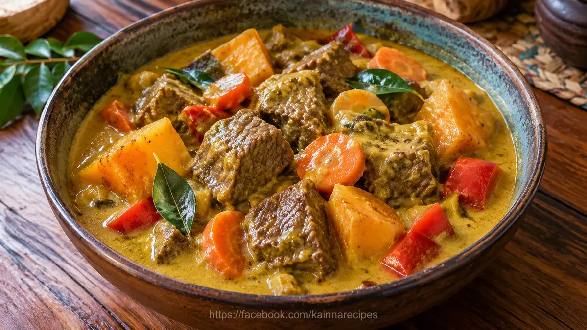 Filipino Style Beef Curry