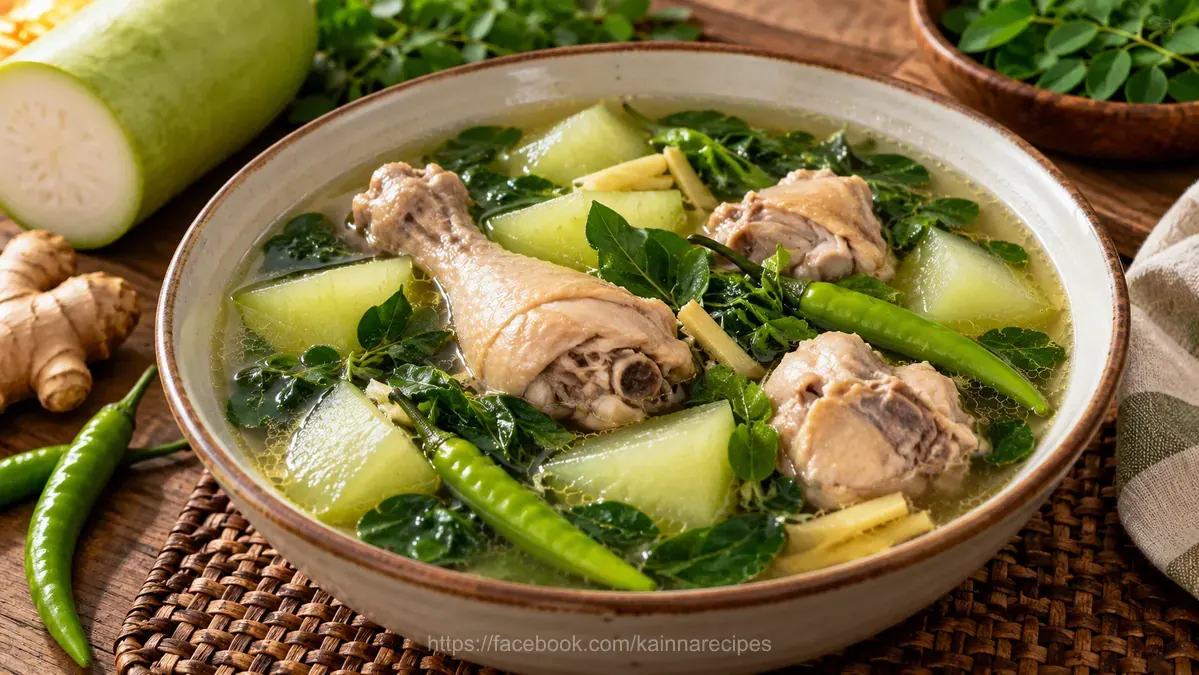 Tinolang Manok sa Upo