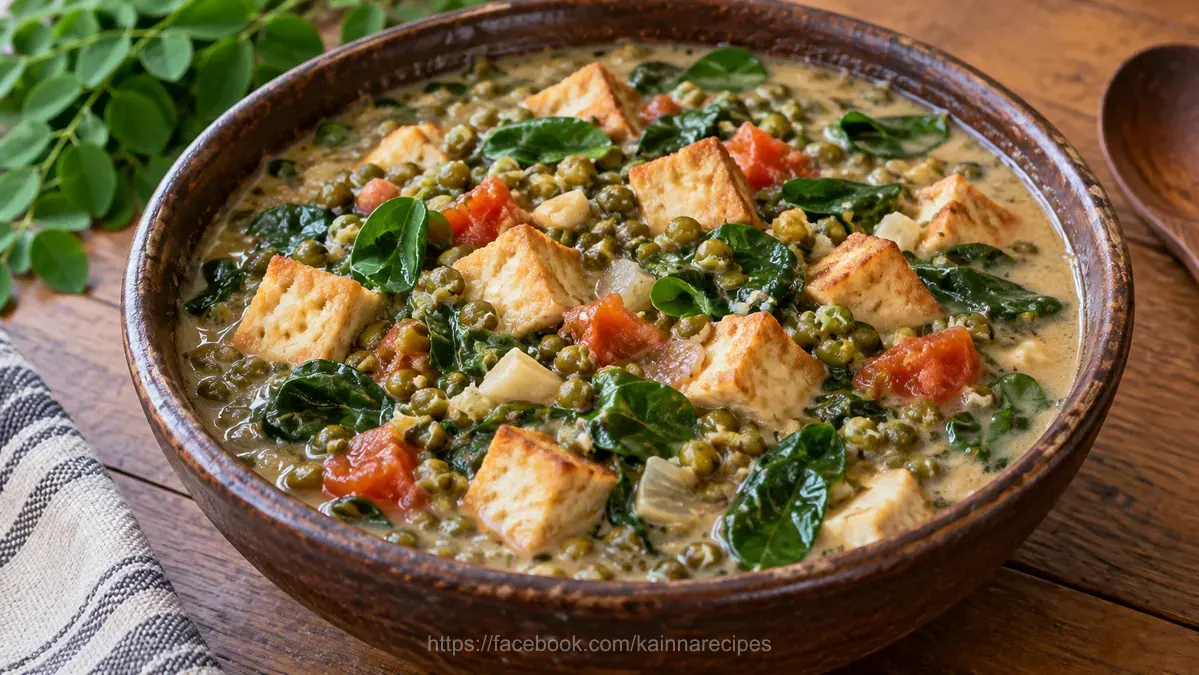 Ginataang Monggo with Tofu and Malunggay