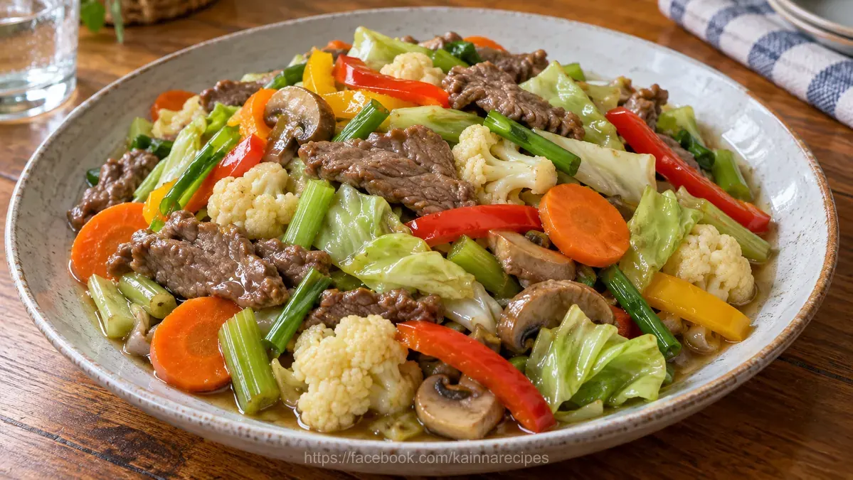 Beef Chop Suey