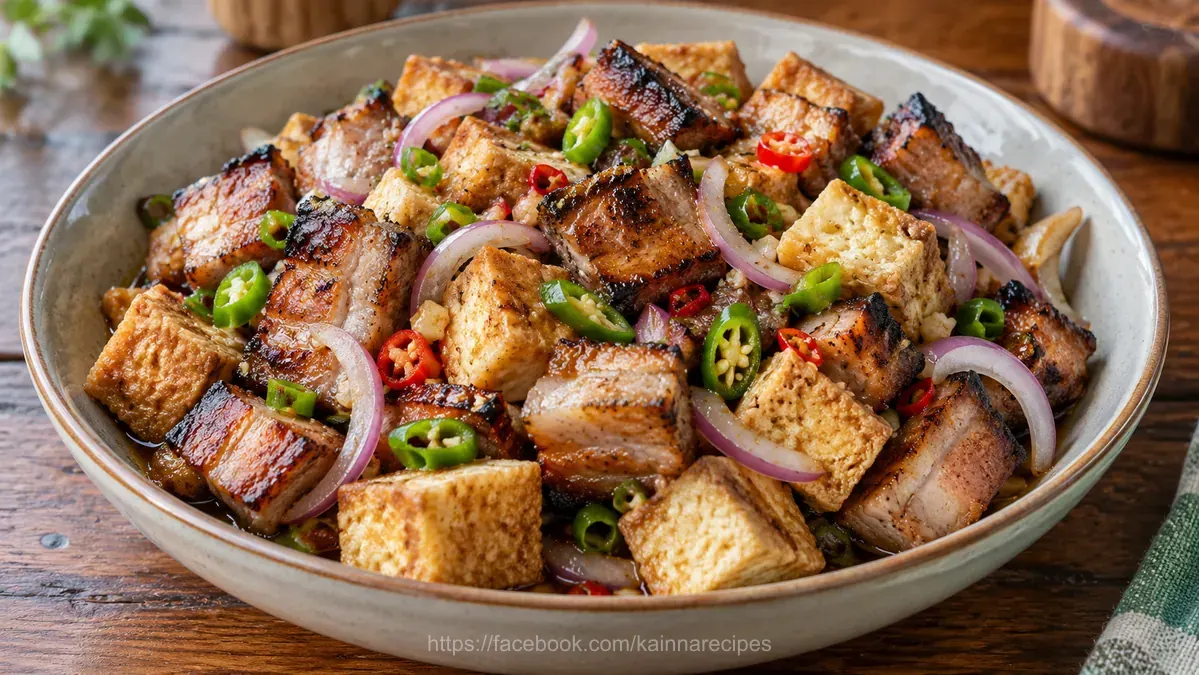 Grilled Liempo with Fried Tofu