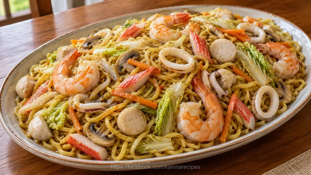Seafood Pancit Canton