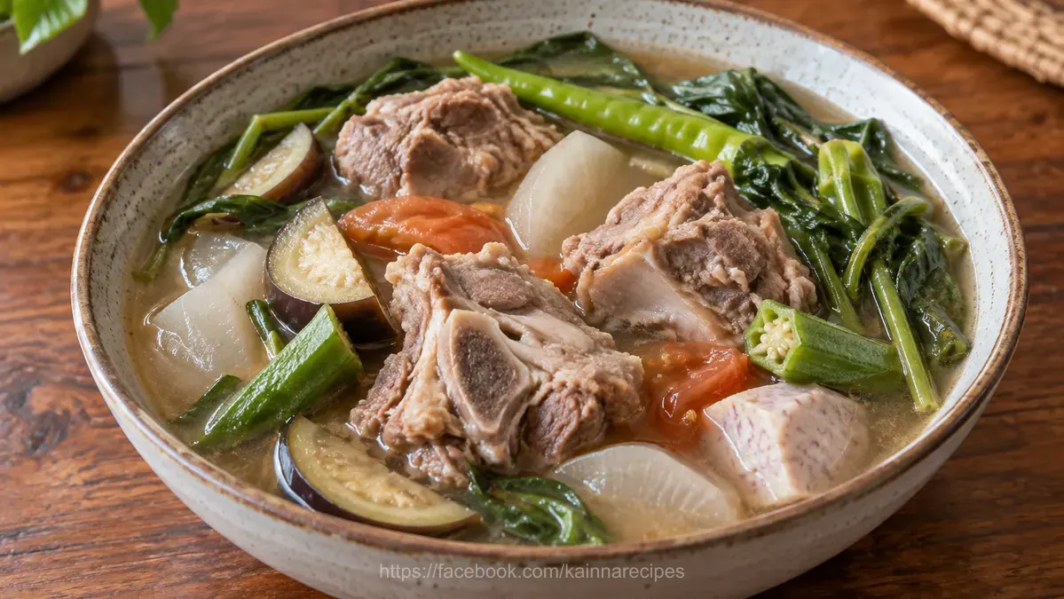 Sinigang na Buto buto with Gabi