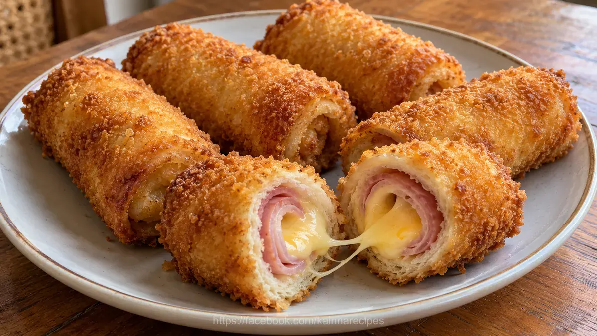 Ham and Cheese Bread Rolls