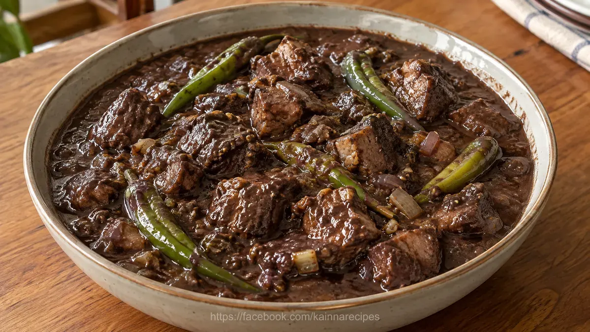 Pork Dinuguan sa Gata