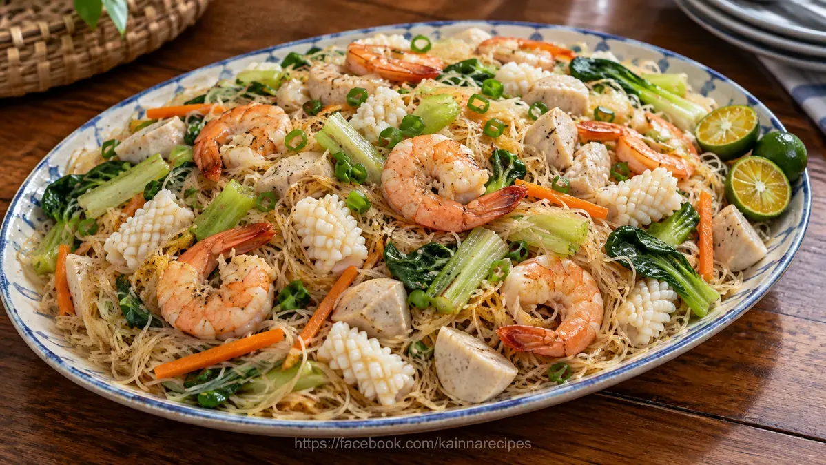 Seafood Pancit Bihon Guisado