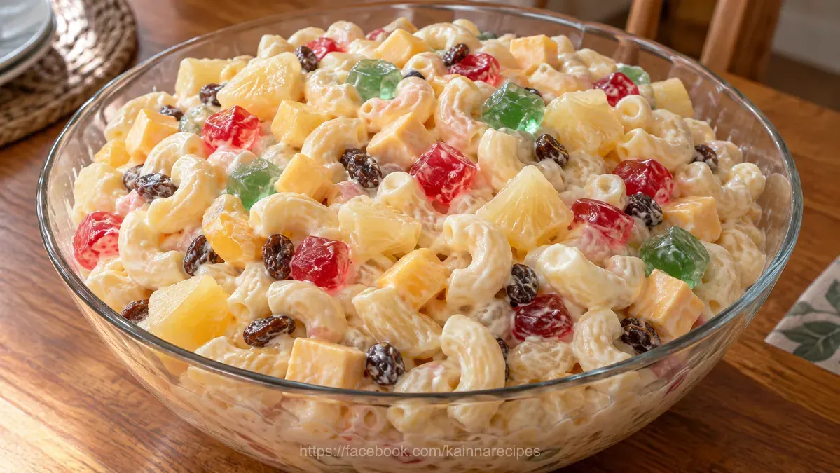 Filipino Sweet Macaroni Salad