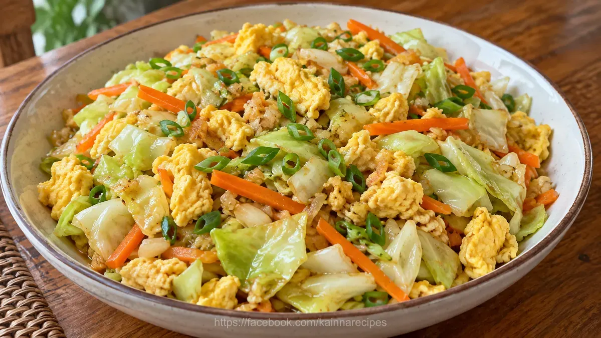 Ginisang Repolyo with Egg