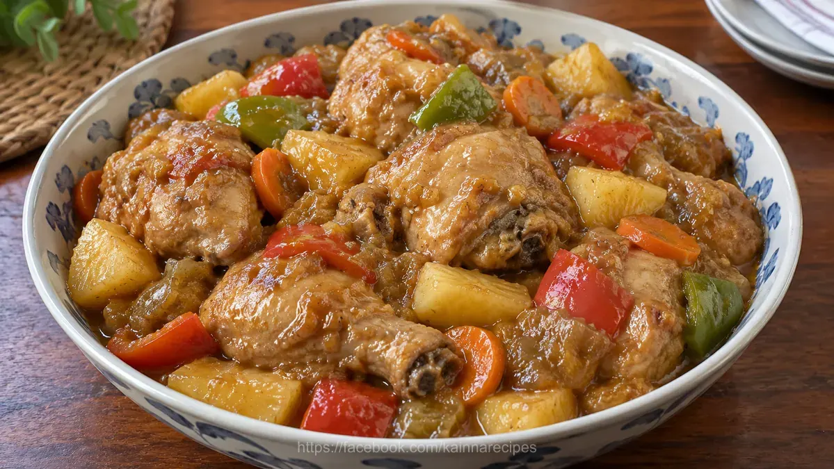 Malapot na Pininyahang Manok
