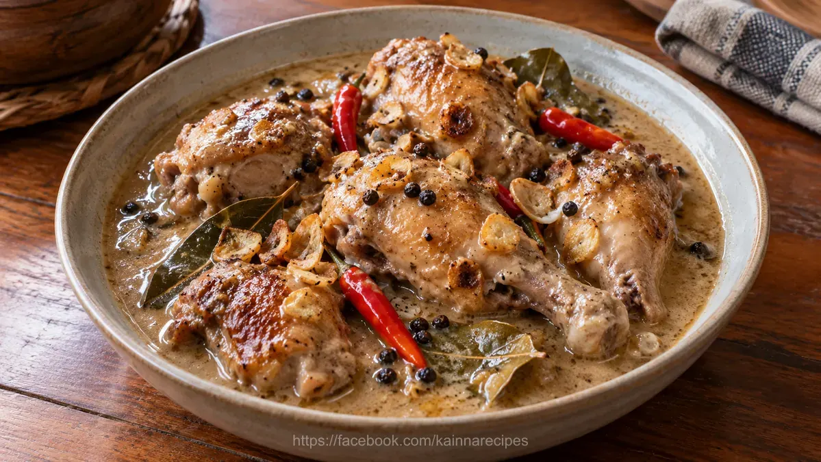 Chicken Adobo sa Gata