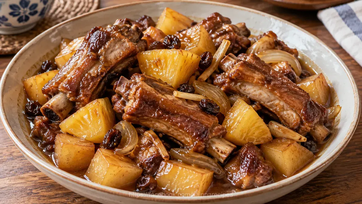 Pineapple Braised Pork Ribs