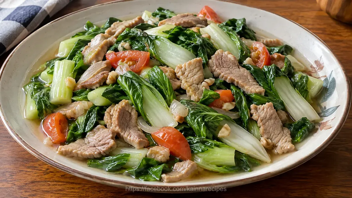Ginisang Pechay (Sautéed Bok Choy)