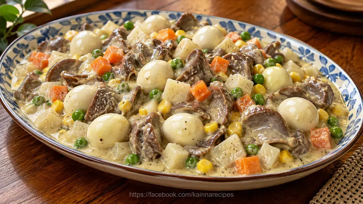 Creamy Sipo Egg with Chicken Gizzard