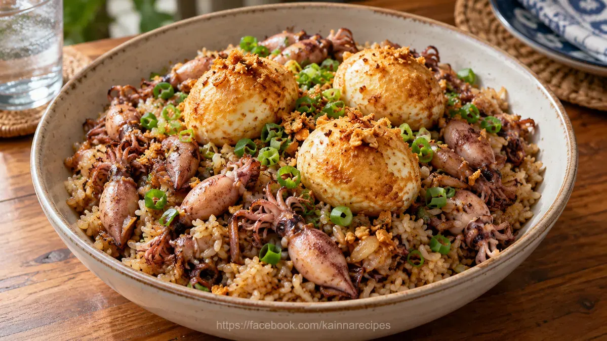 Baby Squid Rice