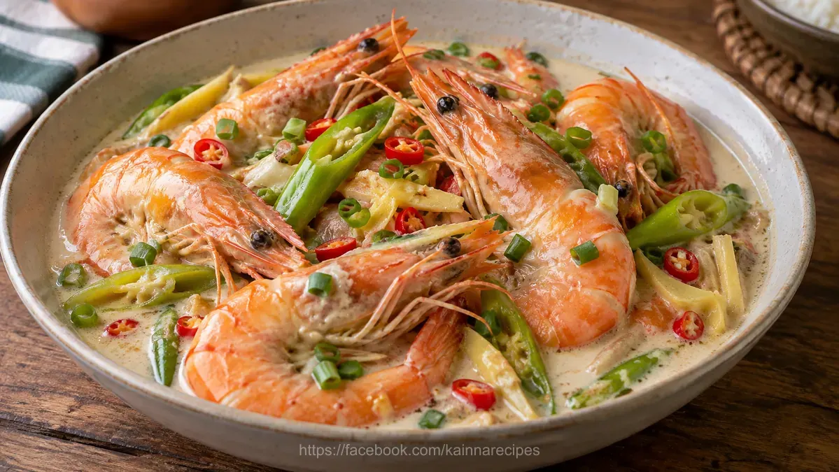 Spicy Ginataang Hipon