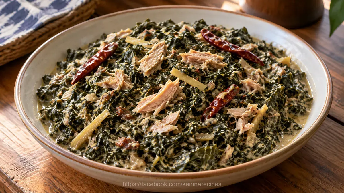 Kale and Tuna Laing
