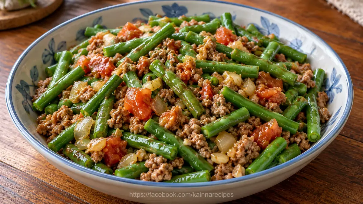 Ginisang Sitaw (String Bean Saute)