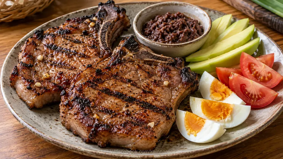Grilled Pinoy Pork Chop