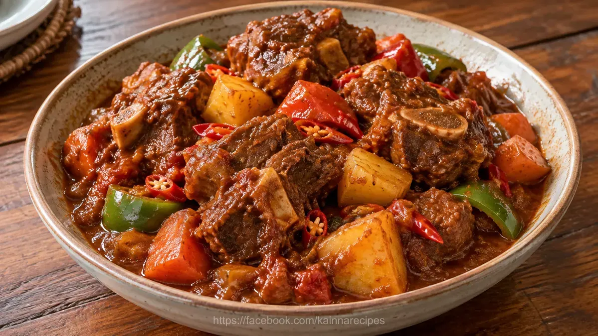 Pulutan Style Beef Caldereta