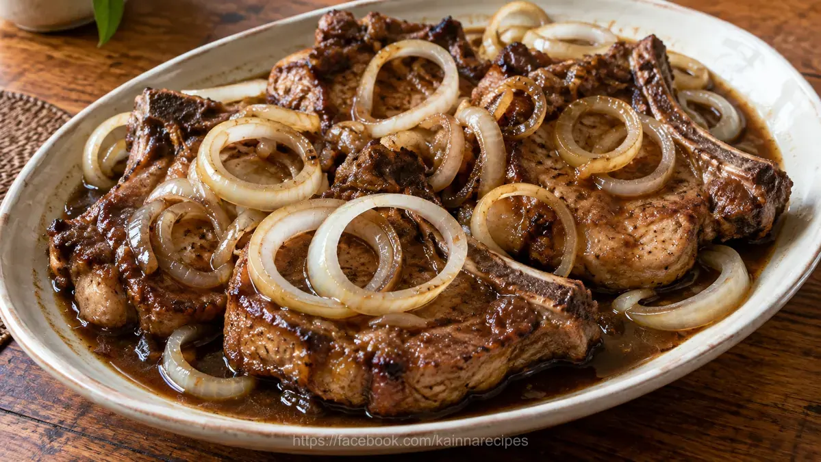 Filipino Pork Chop Steak